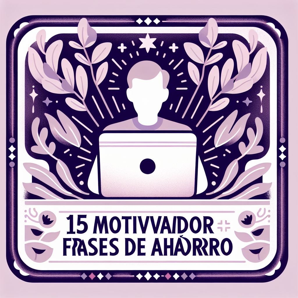 15 Motivador Frases de Ahorro para un Futuro Próspero