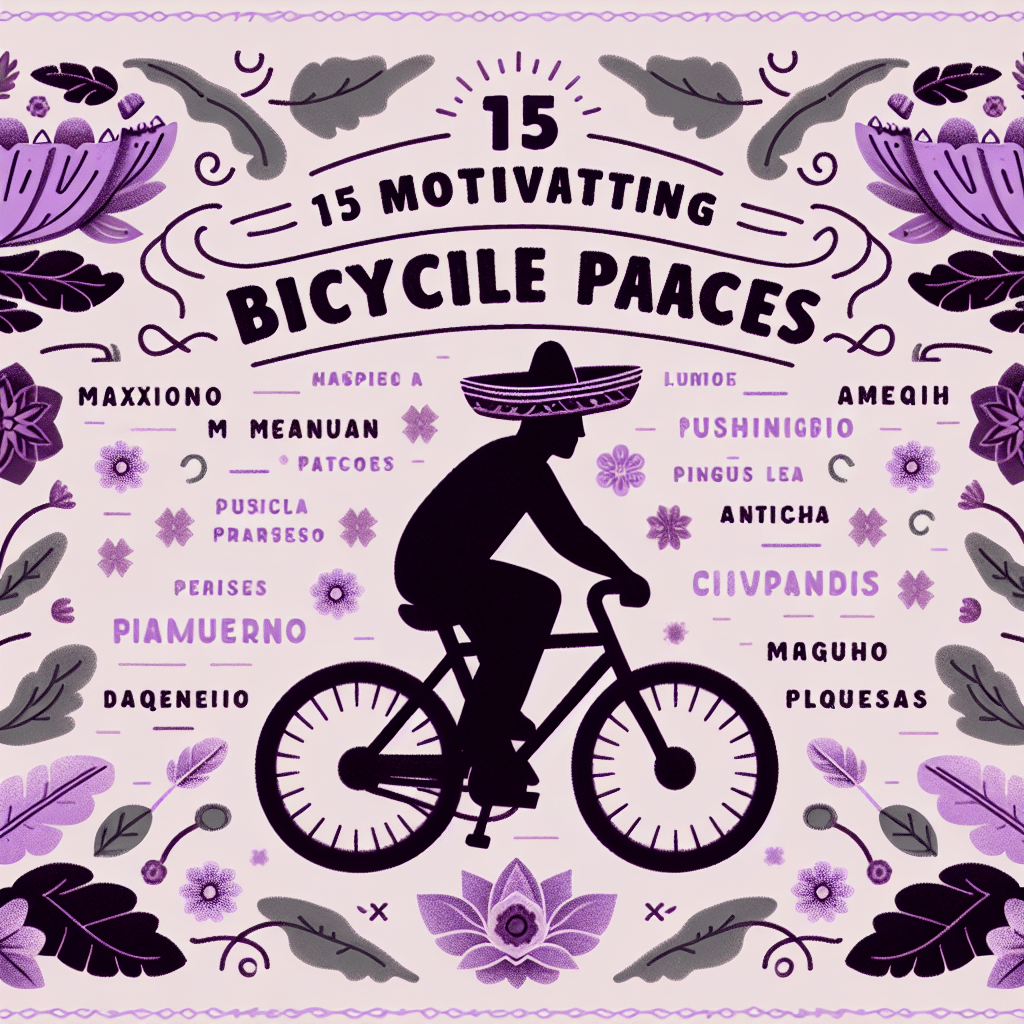 15 Motivadoras Frases de Bicicletas: Encuentra Inspiración en Pedales.